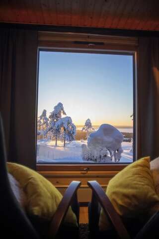 Апарт-отели Arctic Giant Paltamo Люкс с видом на горы-3